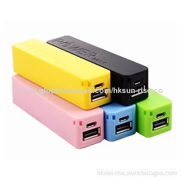 2,600mAh 18650 Li-ion Power Banks, Guarantee, Top Quality, 5.0V DC/0.6mA Output